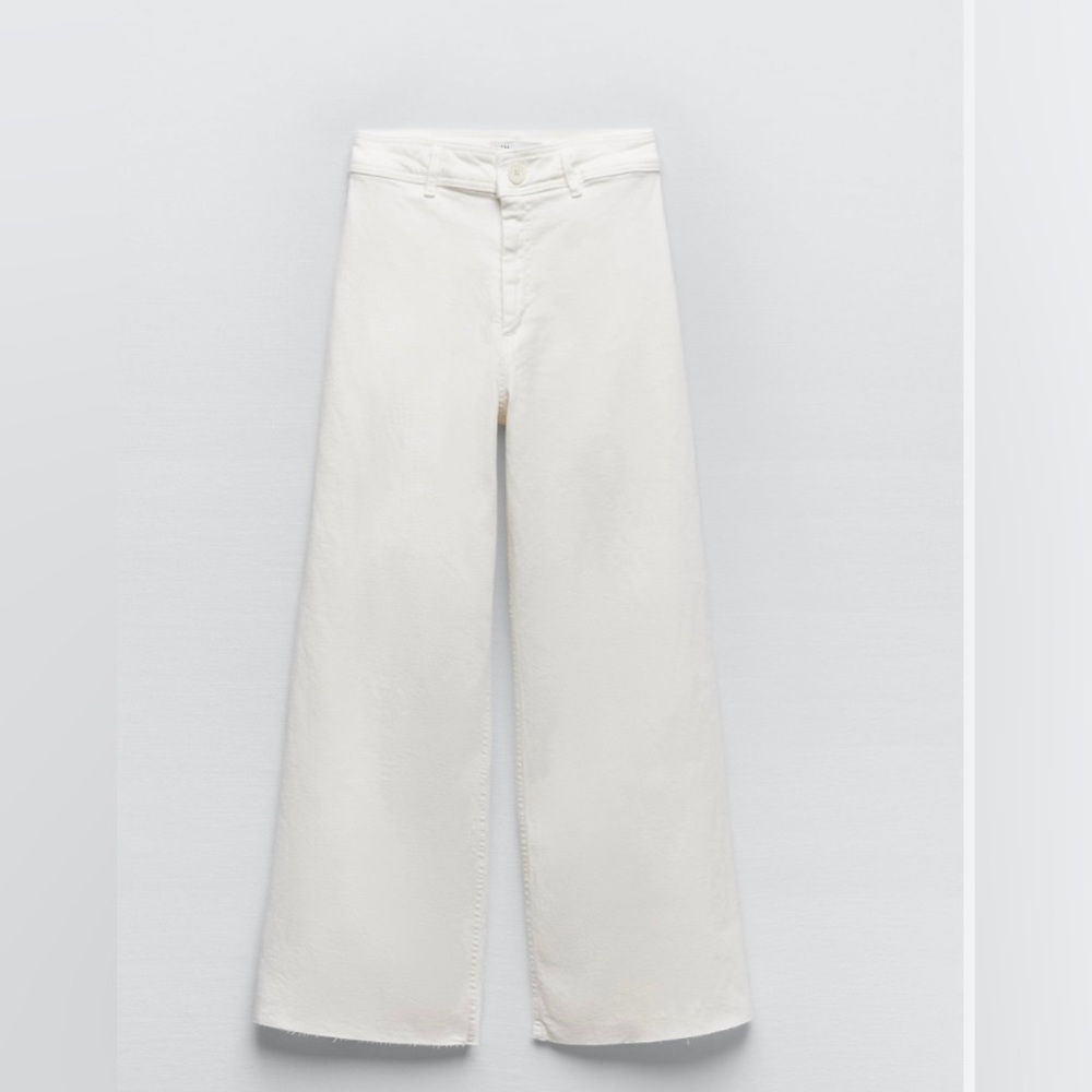 White Zara marine pants